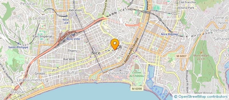 localisation de l'entreprise MONSIEUR JOSEPH TCHOU-YAOU à NICE