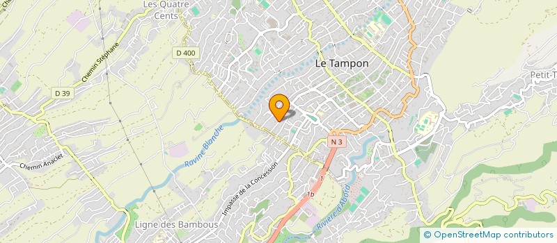 localisation de l'entreprise MONSIEUR JOSEPH TECHER à LE TAMPON