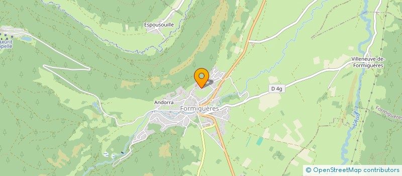 localisation de l'entreprise MONSIEUR JOSEPH TEIXIDO  FORMIGUERES