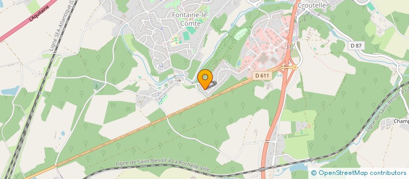 localisation de l'entreprise MONSIEUR JOSEPH TERRIEN  FONTAINE-LE-COMTE