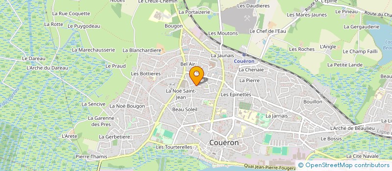 localisation de l'entreprise MONSIEUR JOSEPH TESSIER à COUERON