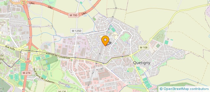 localisation de l'entreprise MONSIEUR JOSEPH THOMAS  QUETIGNY