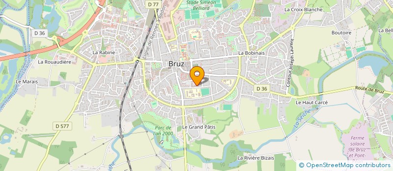 localisation de l'entreprise MONSIEUR JOSEPH THOMASSET à BRUZ