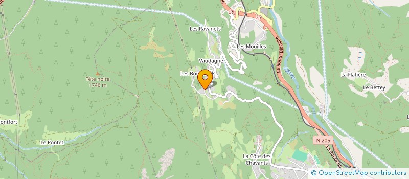 localisation de l'entreprise MONSIEUR JOSEPH THUMS  LES HOUCHES