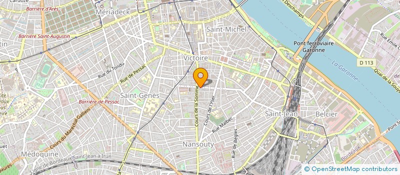 localisation de l'entreprise MONSIEUR JOSEPH TILLY  BORDEAUX