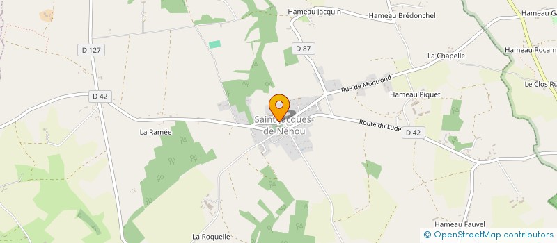 localisation de l'entreprise MONSIEUR JOSEPH TIREL  SAINT-JACQUES-DE-NEHOU