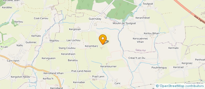 localisation de l'entreprise MONSIEUR JOSEPH TOLLEC  LA FORET-FOUESNANT