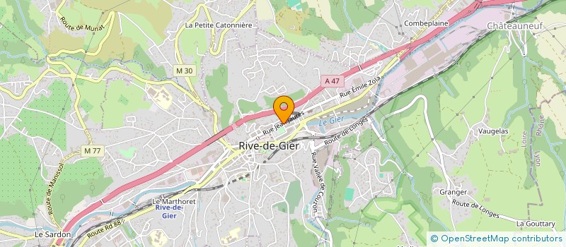 localisation de l'entreprise MONSIEUR JOSEPH TORNAMBE à RIVE-DE-GIER