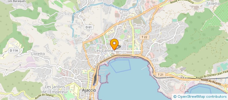localisation de l'entreprise MONSIEUR JOSEPH TORRE à AJACCIO