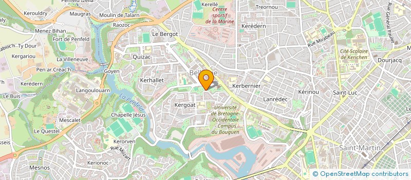 localisation de l'entreprise MONSIEUR JOSEPH TOUSSAINT à BREST