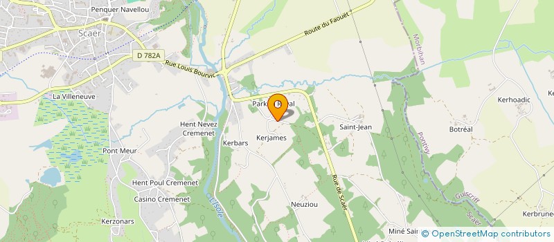 localisation de l'entreprise MONSIEUR JOSEPH TRAHAN  SCAER