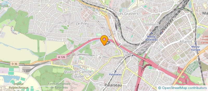 localisation de l'entreprise MONSIEUR JOSEPH TRAN  PALAISEAU