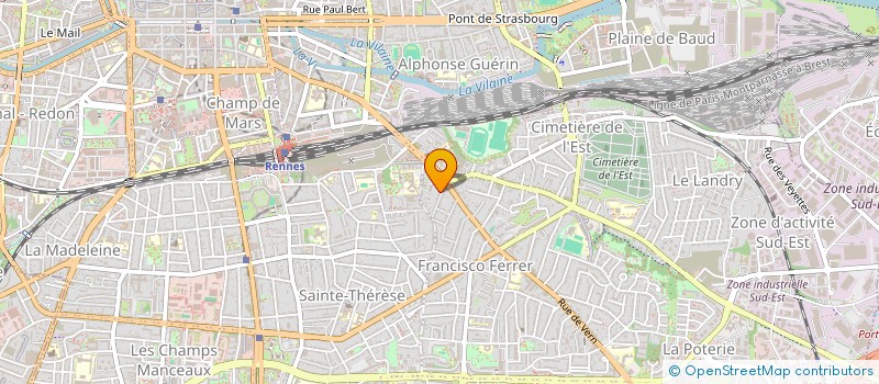 localisation de l'entreprise MONSIEUR JOSEPH TRAVERSI  RENNES