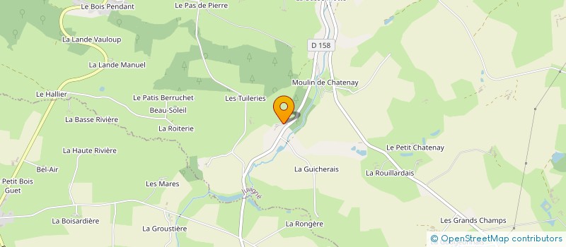 localisation de l'entreprise MONSIEUR JOSEPH TRIQUET à JUVIGNE