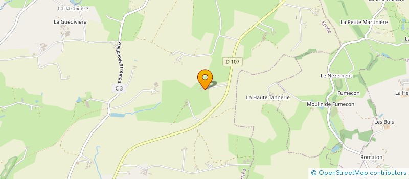 localisation de l'entreprise MONSIEUR JOSEPH TROHEL  ERNEE