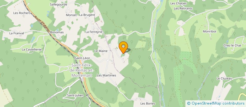 localisation de l'entreprise MONSIEUR JOSEPH TUNEU-BORONAT  ROUFFIGNAC-ST-CERNIN-DE-REILHAC