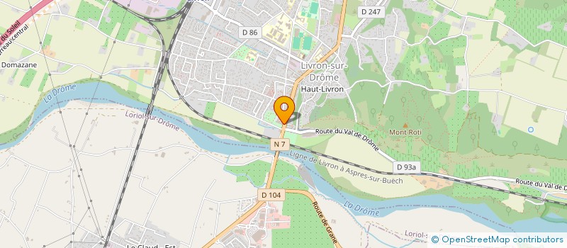 localisation de l'entreprise MONSIEUR JOSEPH UHLMANN  LIVRON-SUR-DROME