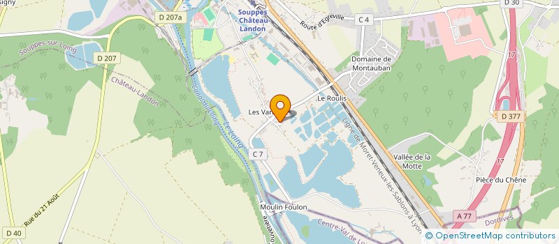 localisation de l'entreprise MONSIEUR JOSEPH VALENTI à SOUPPES-SUR-LOING