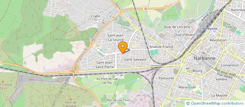 localisation de l'entreprise MONSIEUR JOSEPH VALVERDE  NARBONNE