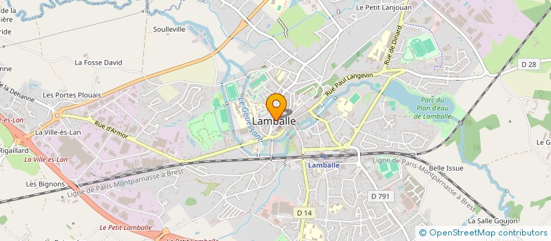 localisation de l'entreprise MONSIEUR JOSEPH VAN BEEN à LAMBALLE-ARMOR
