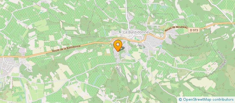 localisation de l'entreprise MONSIEUR JOSEPH VENDRELL  LA BASTIDONNE