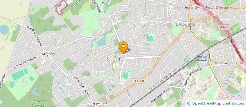 localisation de l'entreprise MONSIEUR JOSEPH VICENT  PESSAC