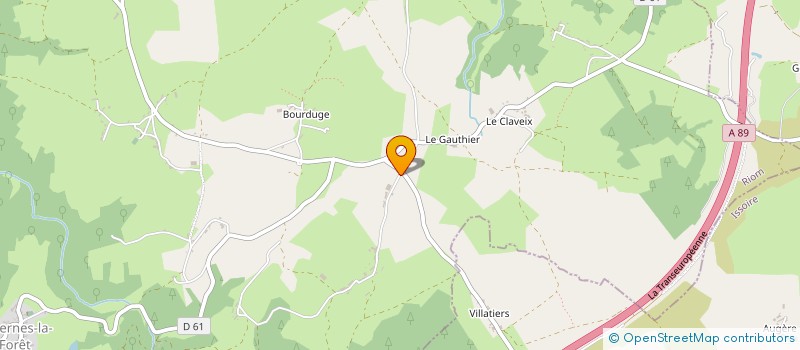 localisation de l'entreprise MONSIEUR JOSEPH VILLEDIEU  CISTERNES-LA-FORET