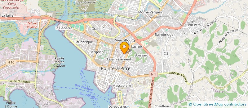 localisation de l'entreprise MONSIEUR JOSEPH VIRANIN à LES ABYMES