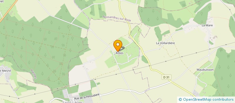 localisation de l'entreprise MONSIEUR JOSEPH VITTECOQ-WOLFF  SAINT-LEGER-DE-ROTES