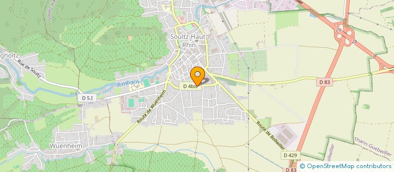 localisation de l'entreprise MONSIEUR JOSEPH VOGT  SOULTZ-HAUT-RHIN