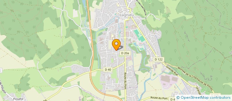 localisation de l'entreprise MONSIEUR JOSEPH VOLO à LAGNIEU