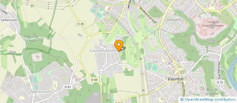 localisation de l'entreprise MONSIEUR JOSEPH VU  COURDIMANCHE