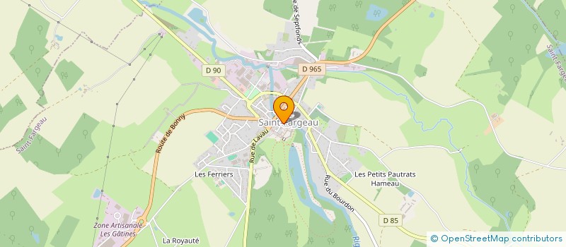 localisation de l'entreprise MONSIEUR JOSEPH WANG à SAINT-FARGEAU
