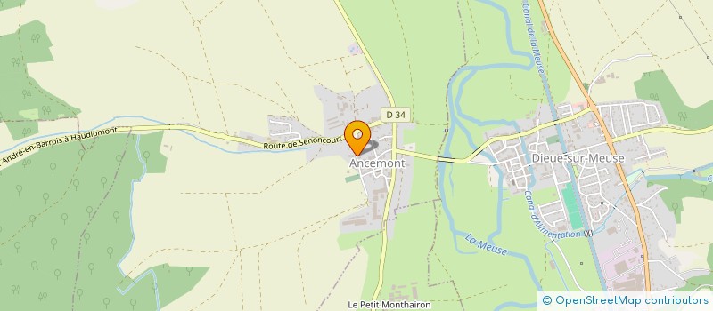 localisation de l'entreprise MONSIEUR JOSEPH WEISS  ANCEMONT