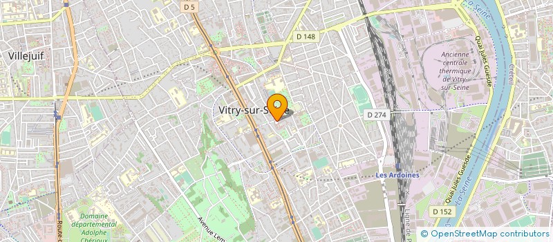 localisation de l'entreprise MONSIEUR JOSEPH WILLENTZ à VITRY-SUR-SEINE