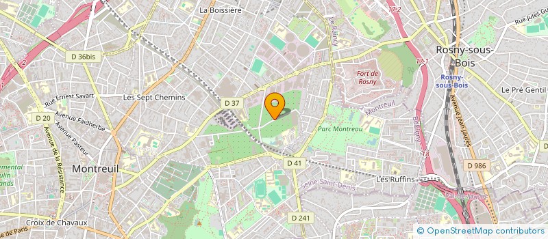 localisation de l'entreprise MONSIEUR JOSEPH WINTERSTEIN  MONTREUIL