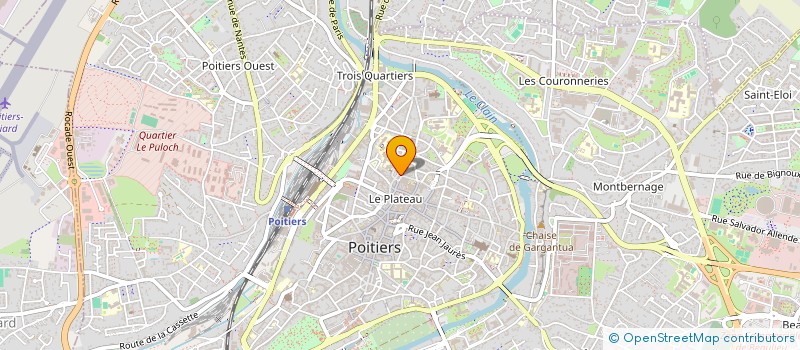 localisation de l'entreprise MONSIEUR JOSEPH WRIGHT  POITIERS