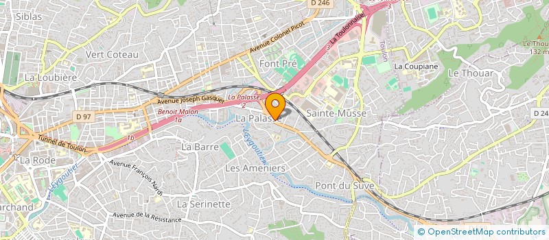 localisation de l'entreprise MONSIEUR JOSEPH YAKAN  TOULON