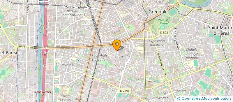 localisation de l'entreprise MONSIEUR JOSEPH YORILLO à GRENOBLE