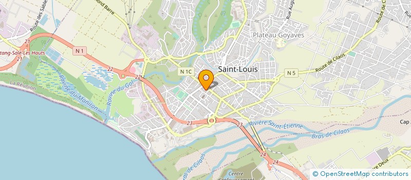 localisation de l'entreprise MONSIEUR JOSEPH YU CHACK à SAINT-LOUIS