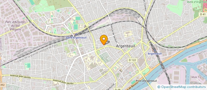 localisation de l'entreprise MONSIEUR JOSEPH ZAMORA  ARGENTEUIL