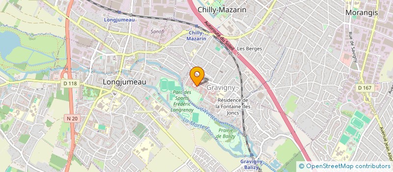 localisation de l'entreprise MONSIEUR JOSEPHA EDZIMBI à CHILLY-MAZARIN