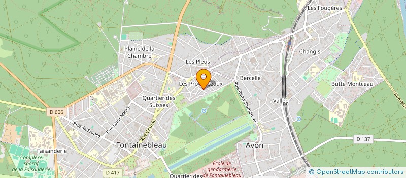 localisation de l'entreprise MONSIEUR JOSEPHA RIGAS  FONTAINEBLEAU