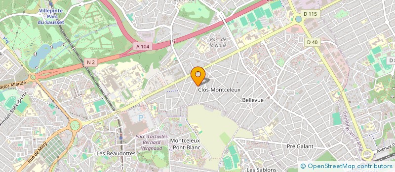 localisation de l'entreprise MONSIEUR JOSEPHE DYLANE NDOUMOU SAFOU à VILLEPINTE
