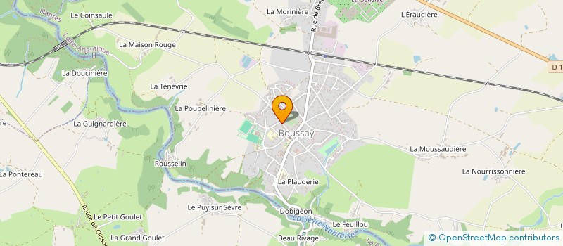 localisation de l'entreprise MONSIEUR JOSEPHINE NEAU  BOUSSAY