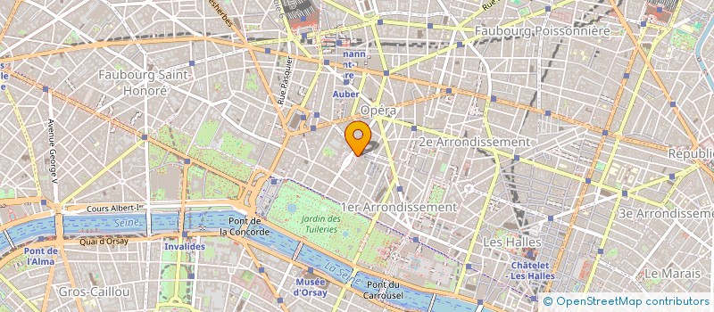 localisation de l'entreprise MONSIEUR JOSETTE CRUCHOT  PARIS