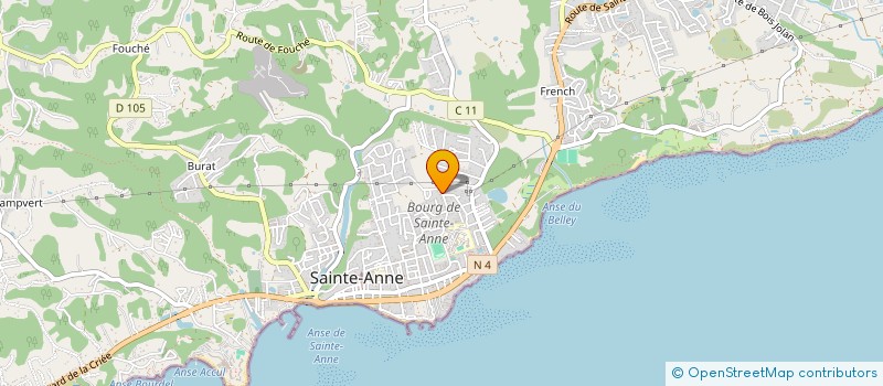 localisation de l'entreprise MONSIEUR JOSH FAYE à SAINTE-ANNE