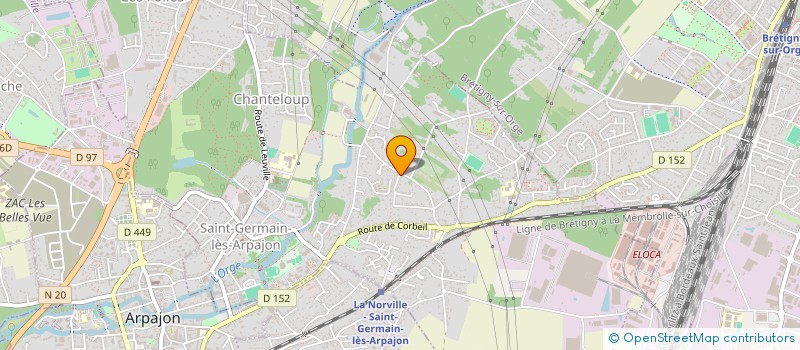 localisation de l'entreprise MONSIEUR JOSH POULIN à SAINT-GERMAIN-LES-ARPAJON