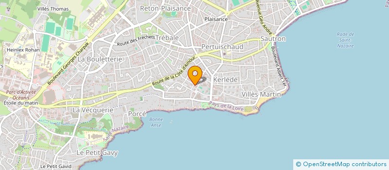 localisation de l'entreprise MONSIEUR JOSHUA ADOLPHE  SAINT-NAZAIRE