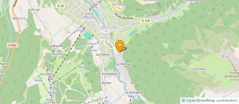 localisation de l'entreprise MONSIEUR JOSHUA BAKER à MORZINE